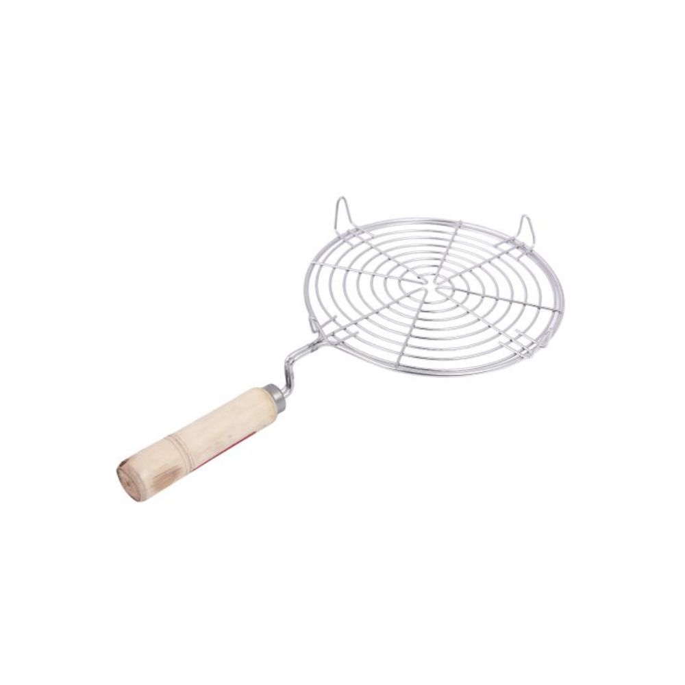 HAZEL Stainless Steel Papad Jali Round 7 Inches Small Size Jali