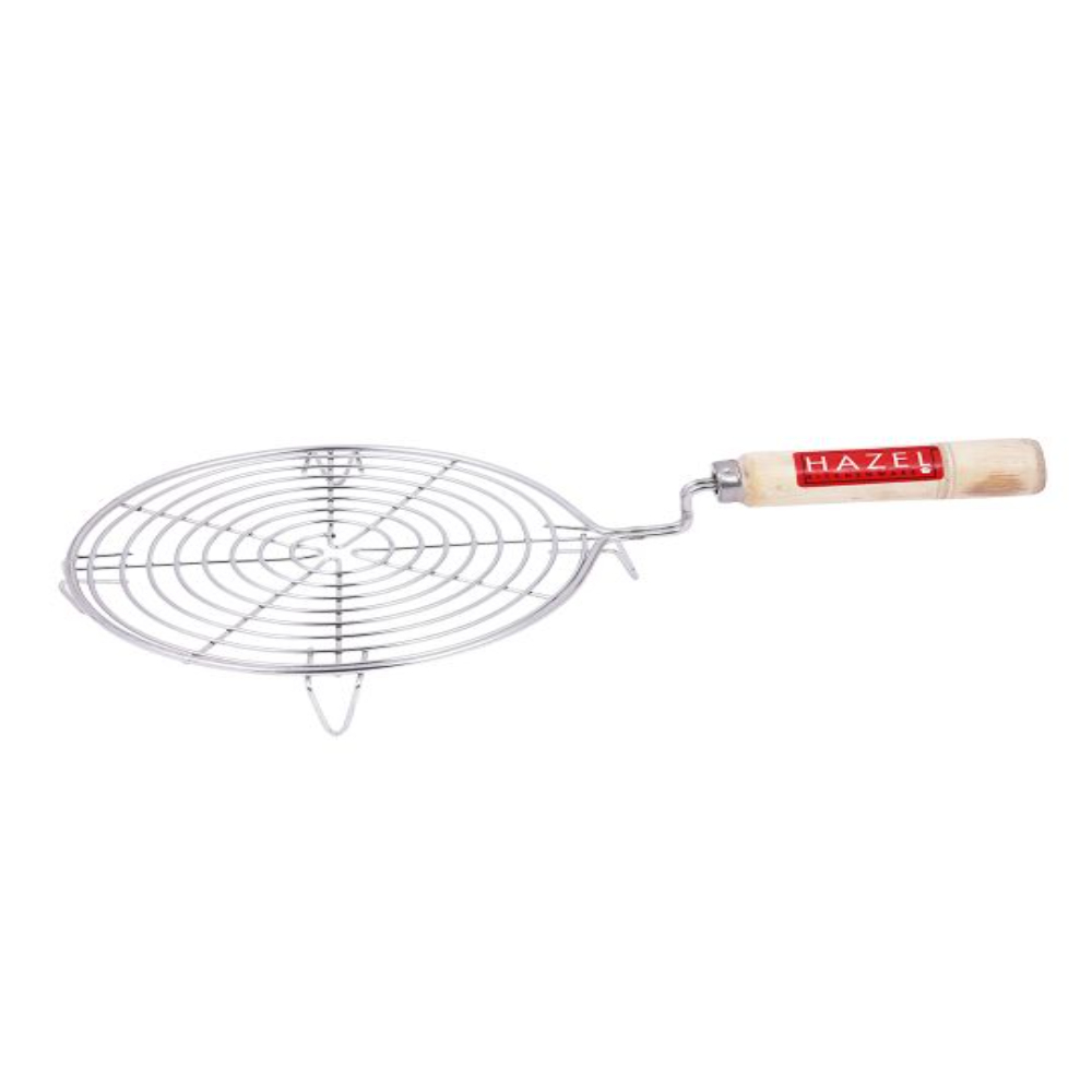 HAZEL Papad Jali Round 9 inch Large S3, Silver