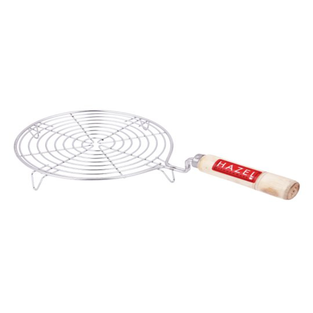 HAZEL Papad Jali Round 9 inch Large S3, Silver