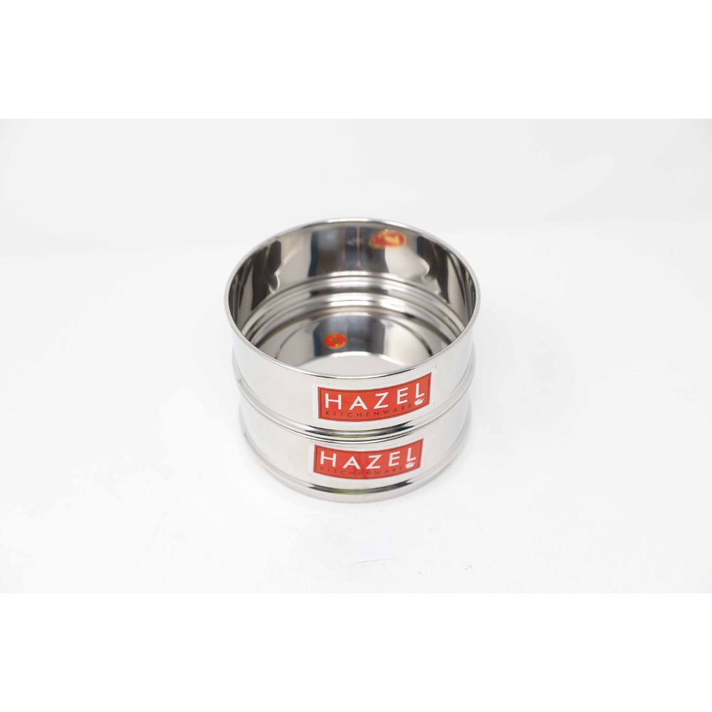 HAZEL Stainless Steel Cooker Dabba | Round Dabba for Cooker set of 2