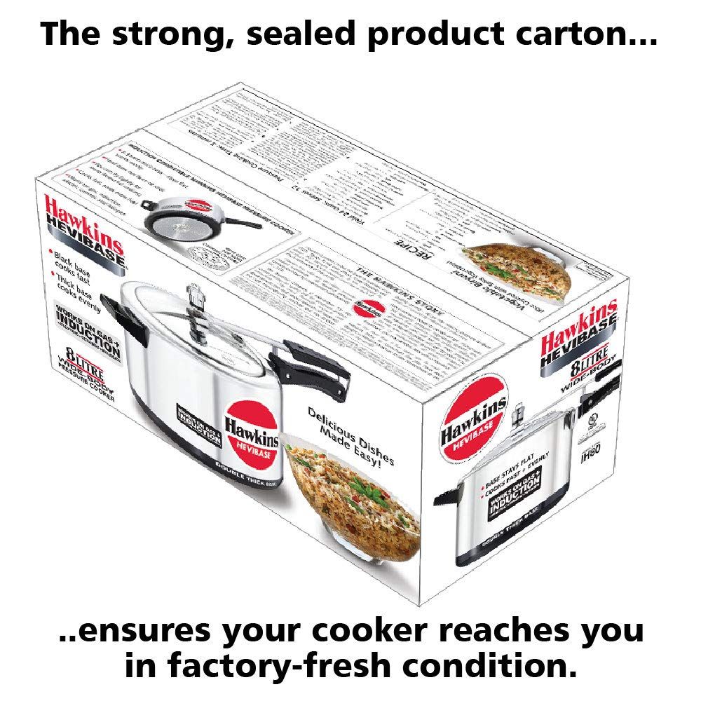 Hawkins Hevibase 8 Litre Pressure Cookers (IH80)