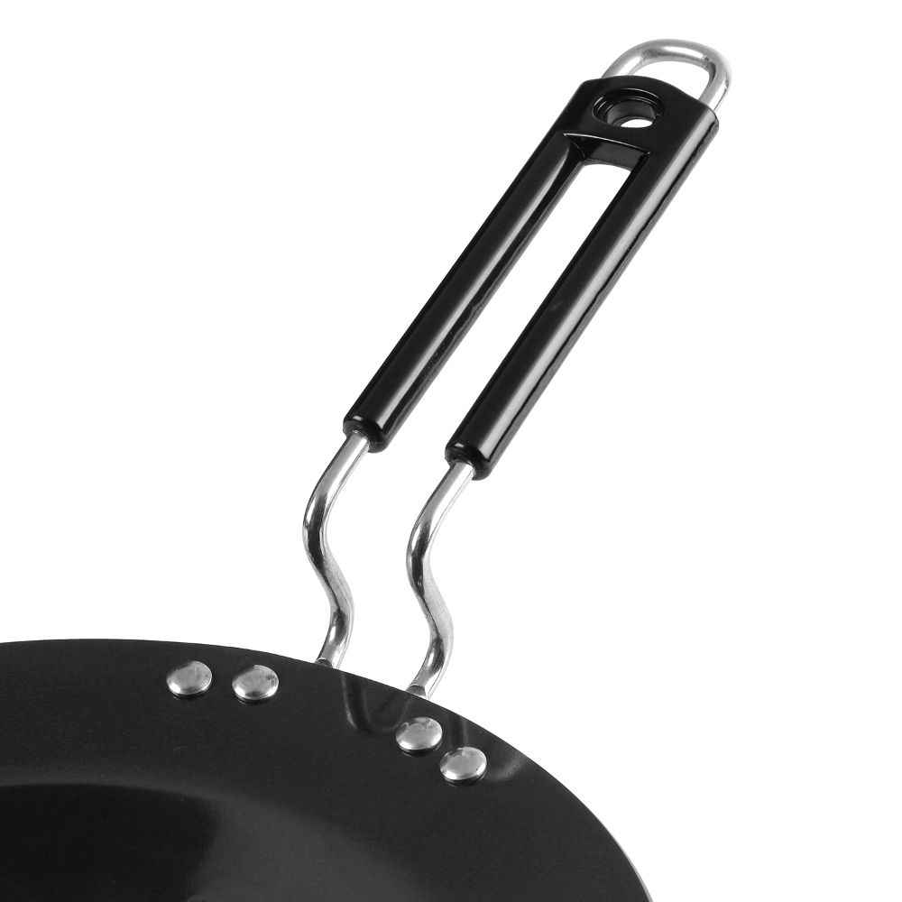Vinod Hard Anodized Concave/Roti/Paratha Tawa (25cm), Black (4.2MM Thickness), Aluminium
