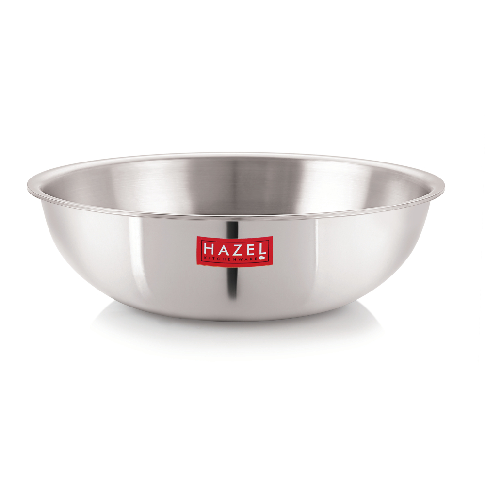 HAZEL Triply Stainless Steel Induction Bottom Tasra, 1.2 Litre, 18.5 cm