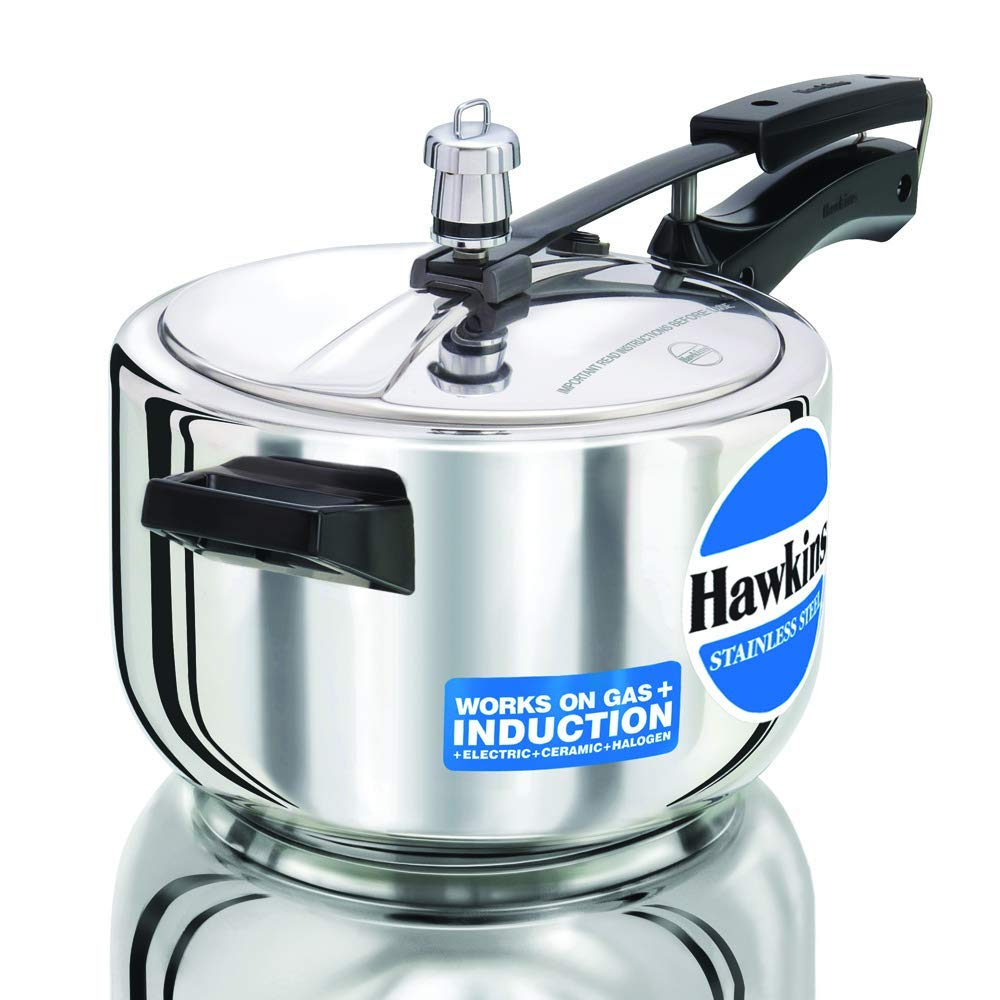 Hawkins Stainless Steel 4L Pressure Cooker (B45)