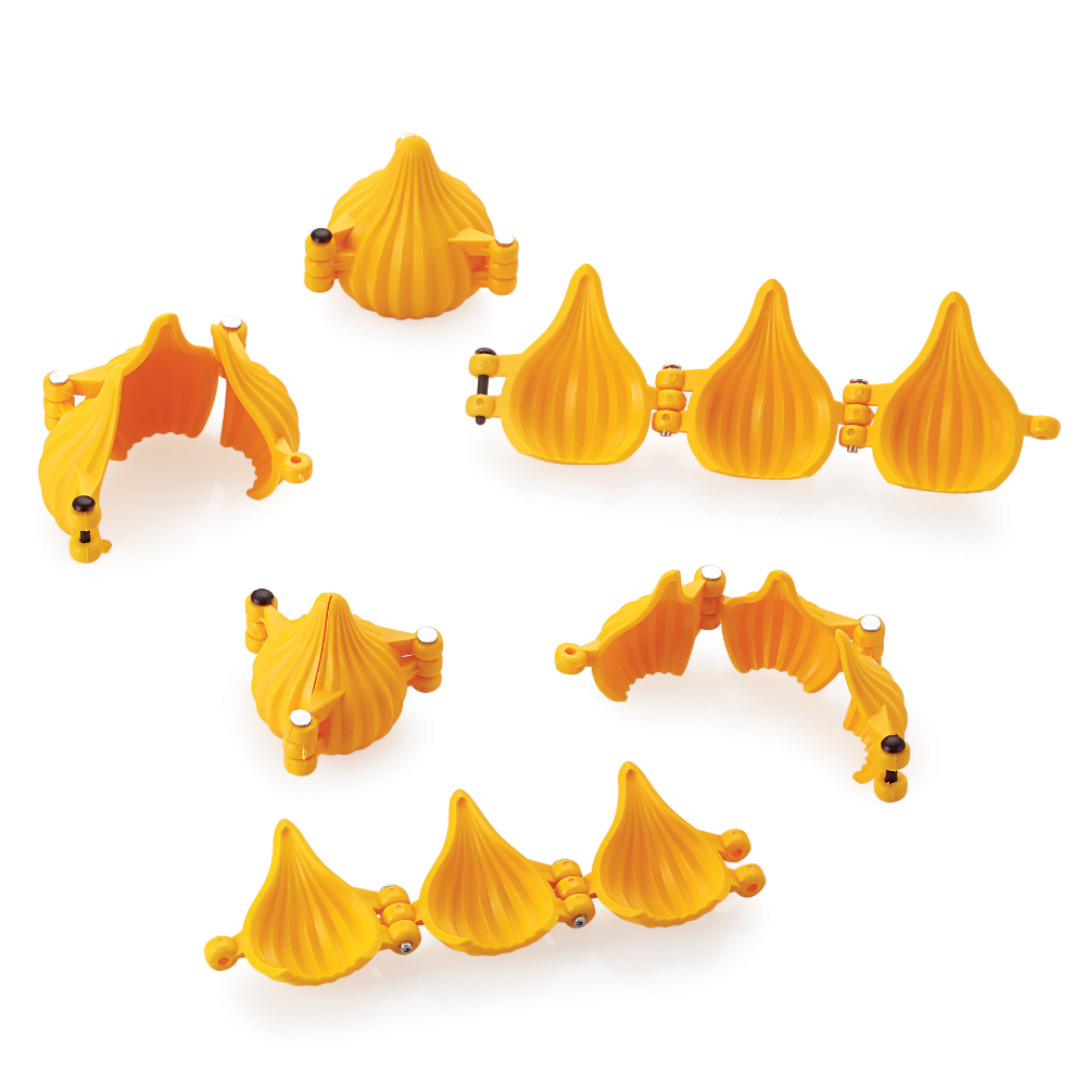DS Plastic 6 Pcs Modak Sweet Mithai Chocolate Mould Sancha Sacha with Strip Mould Combo, Set of 7