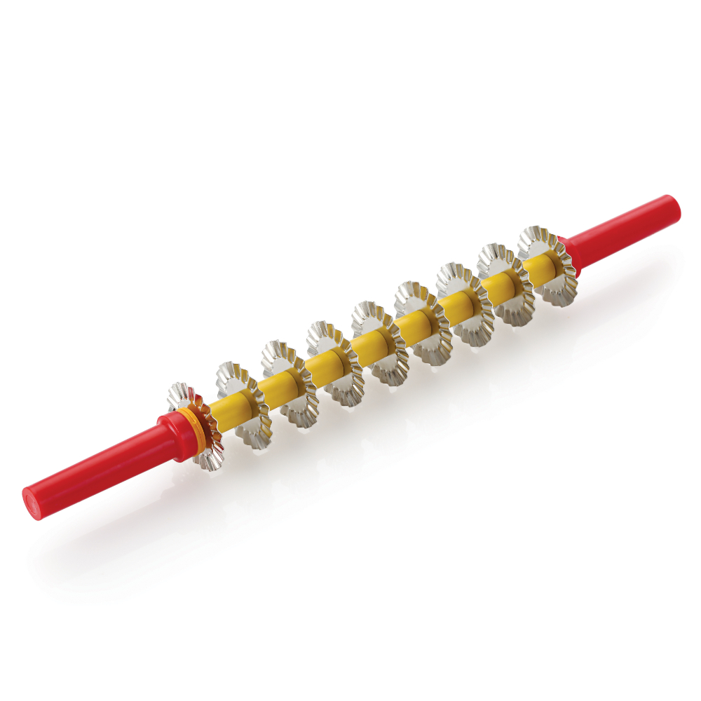 DS Big Plastic Handle Roller Cutter Mithai, KajuKatli, ShanakarPada Cutter With Stainless Steel blades