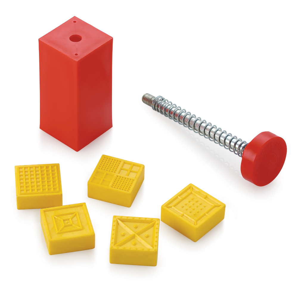 DS Square Fast Peda Sweet Mithai Chocolate Stamping Cutter with 5 Designs