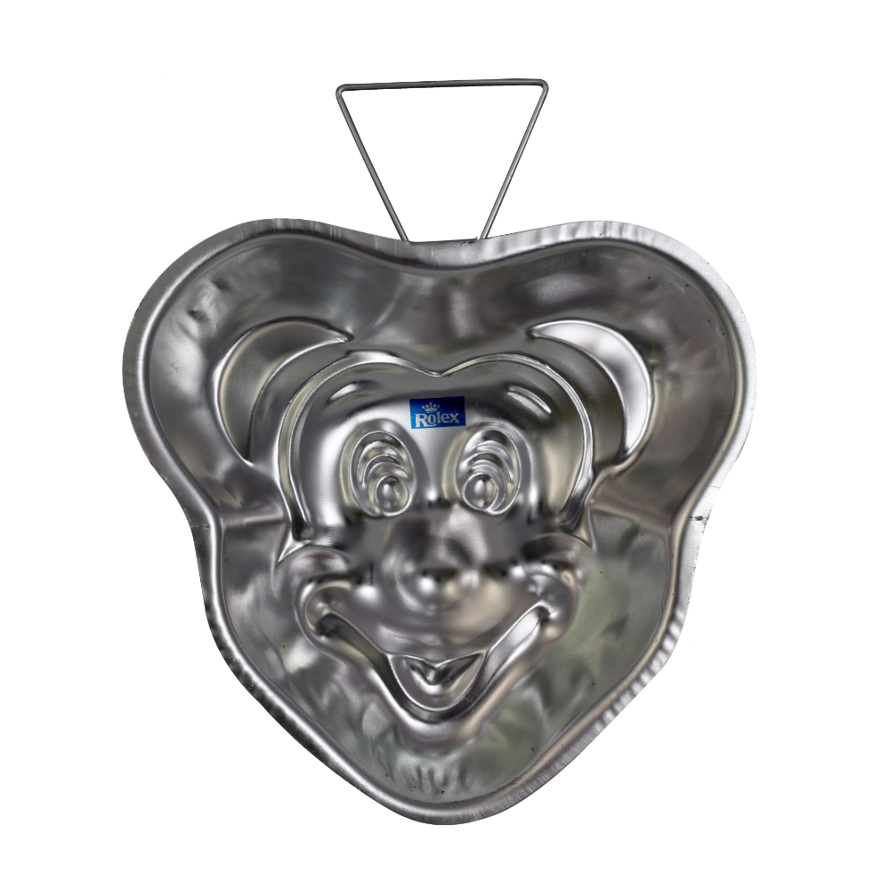 Rolex Aluminium Cake Mould Pans Vickey Face 1 Kg. Cake