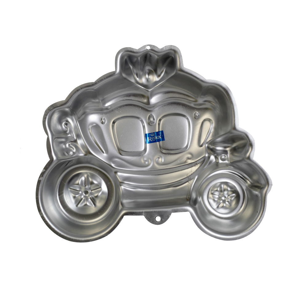 Rolex Aluminium Cake Mould Pans Princess Carriage 1 Kg. Cake