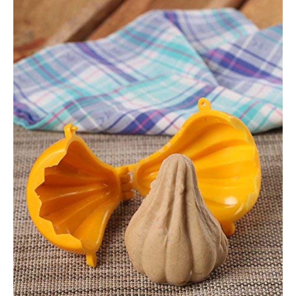 DS Ganpati Modak Sweet Mithai Chocolate Sancha Mould Plastic Mould 125gm