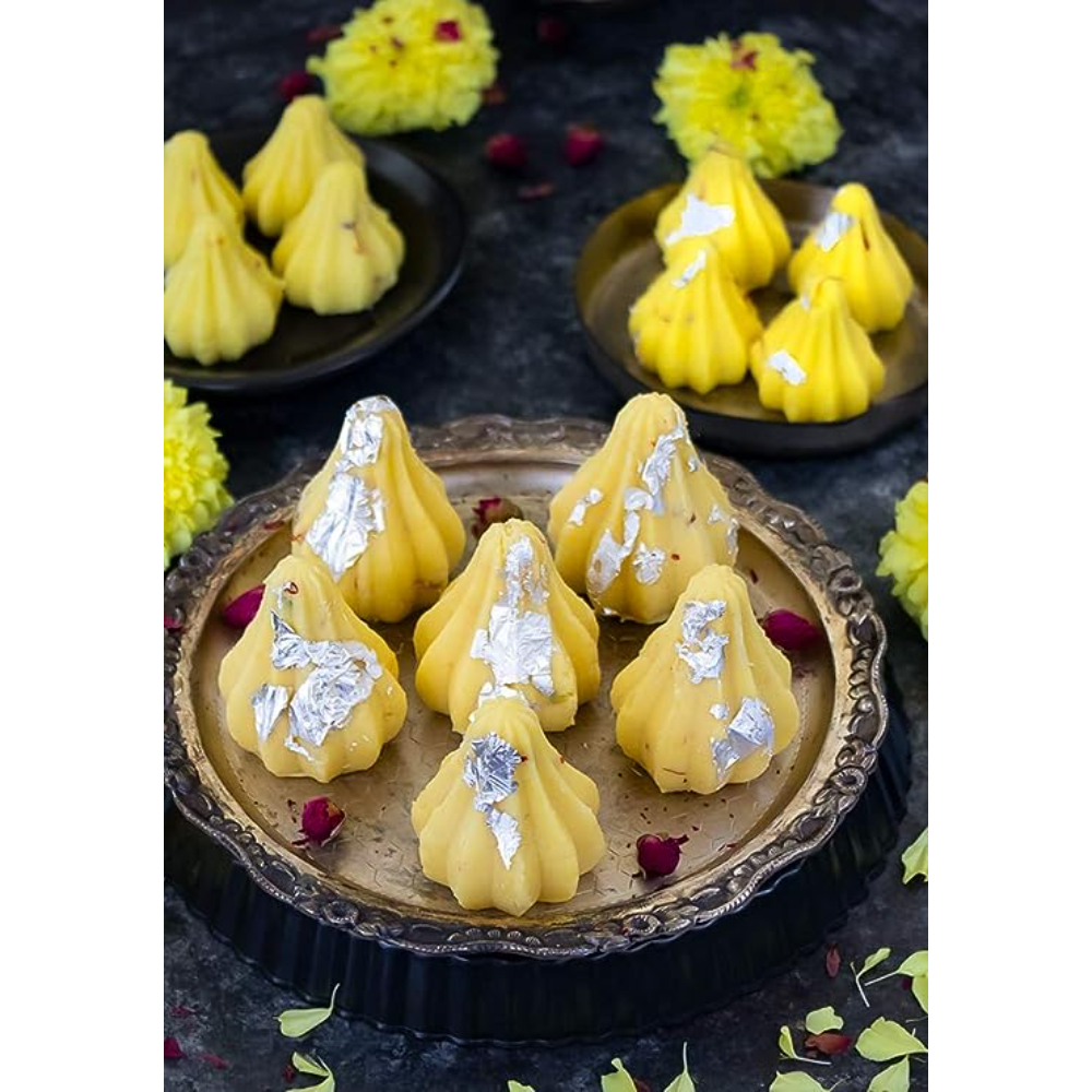 DS Ganpati Modak Sweet Mithai Chocolate Sancha Mould Plastic Mould 125gm