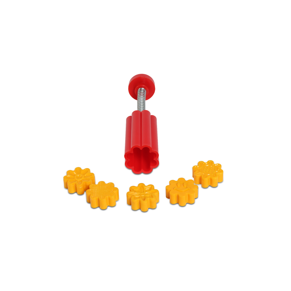DS Flower Sweet Cutter, Multicolour Peda Mold