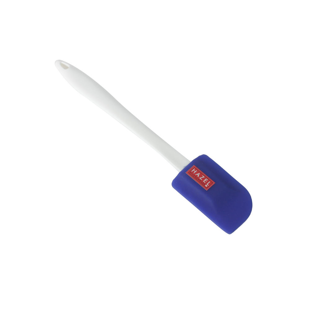 HAZEL Big Silicon Spatula with Plastic Handle, Blue