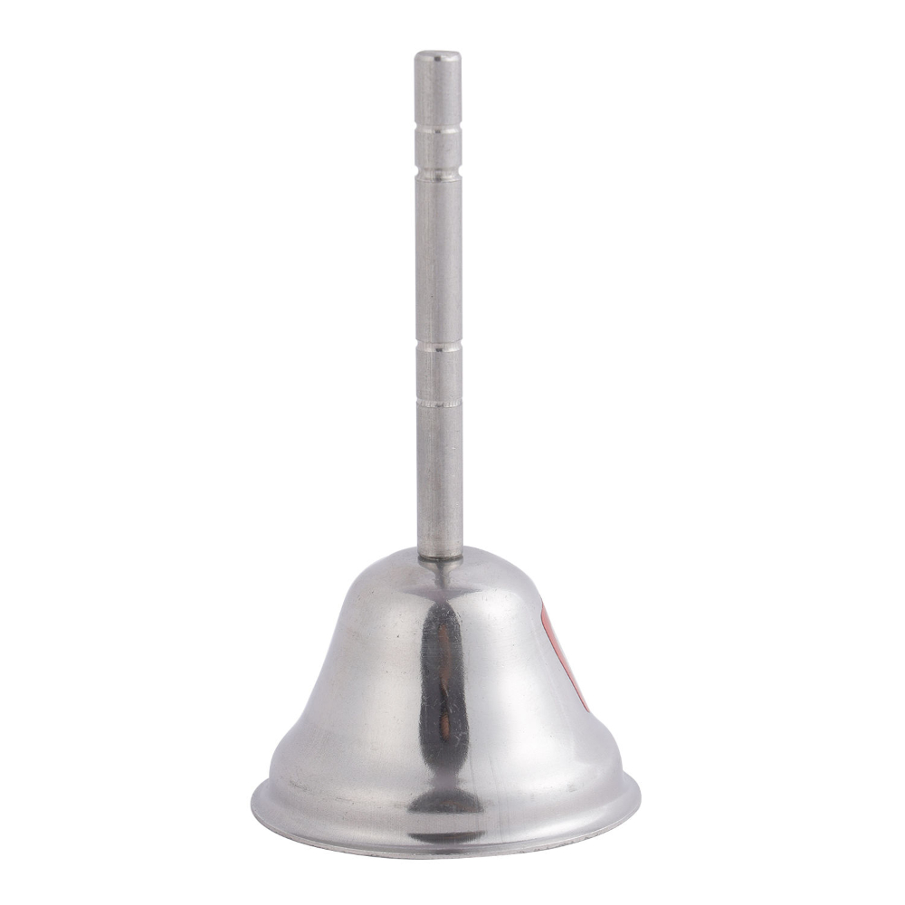 HAZEL Ghanti For Pooja | Stainless Steel Pooja Ghanti | Ghanti for Pooja Mandir | Puja Bell Ghanti | Pooja Ganti Ghanta for Home Temple (5 x 10 cm)