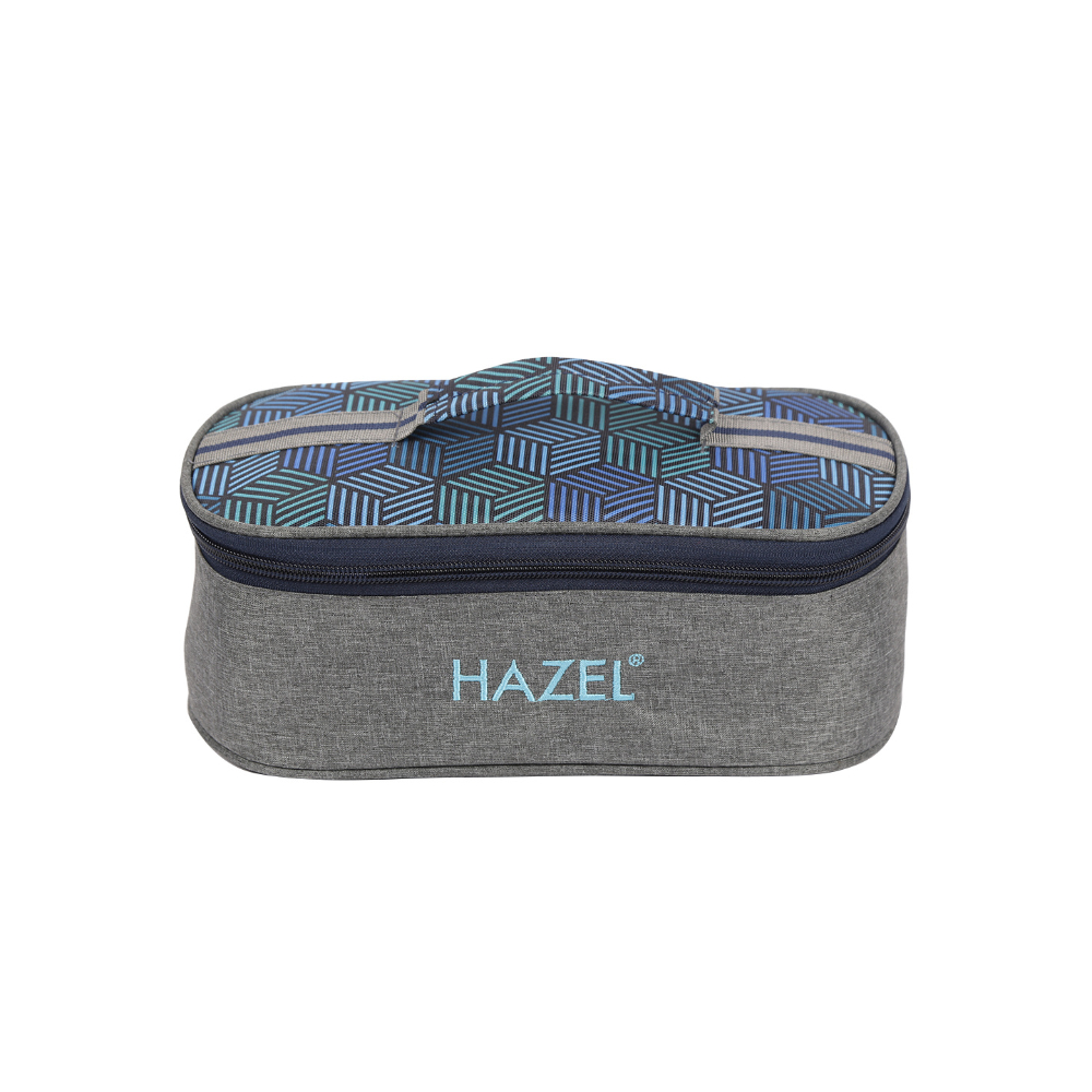 HAZEL Flat Lunch Bag for Office Men & Women | Water-Resistant Tiffin Cover Bag Only | Stylish, Light and Compact
