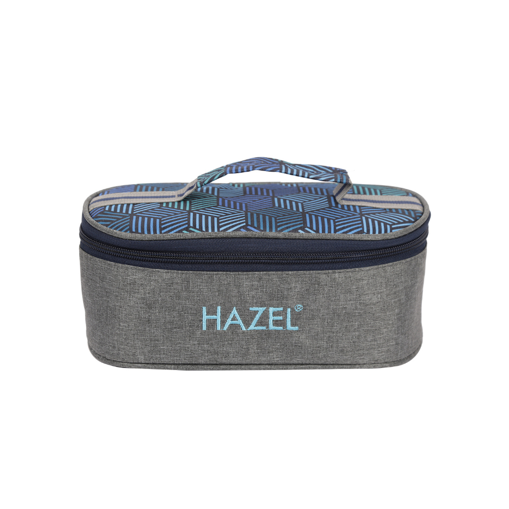 HAZEL Lunch Bag for Office Men and Women | Lenght 27 cm x Height 8.8 cm Water Resistant Tiffin Bag for Kids to School | Tiffin Cover Bag Only, Flat Bag