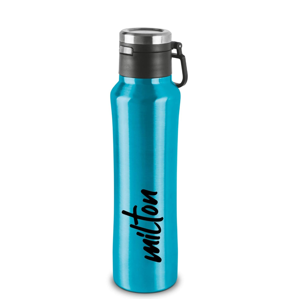 Milton Gulp 600 Thermosteel 24 Hours Hot or Cold Water Bottle, 575 ML, Blue
