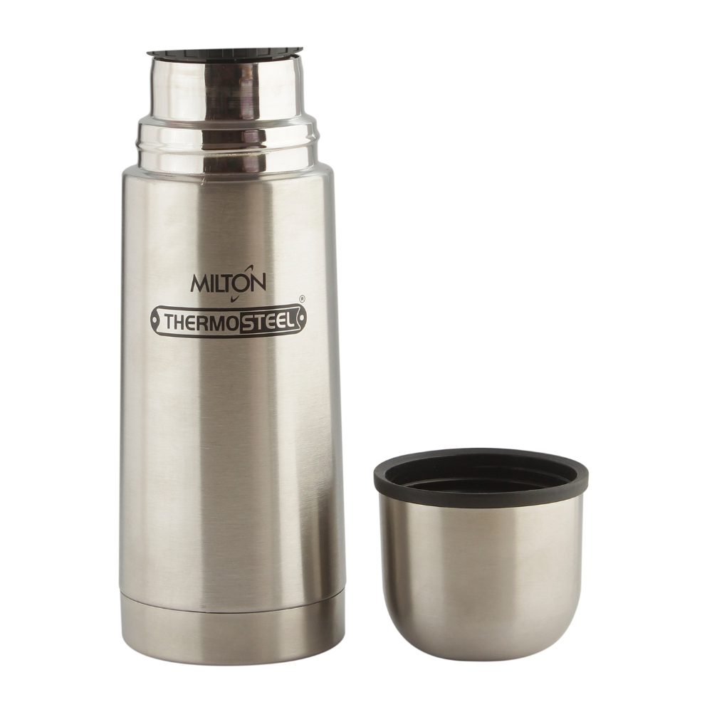 Milton Vacuum Flasks Thermosteel Flip Lid 500 ml, Steelplain
