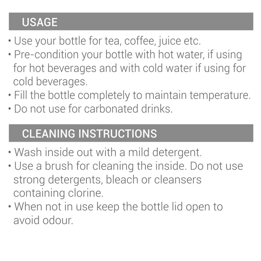 Milton Gulp 600 Thermosteel 24 Hours Hot or Cold Water Bottle, 575 ML, Pink