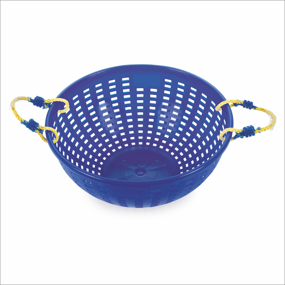 Aristo Plastic Multipurpose Use Storage Basket Tokri, Blue, 23 Ltr