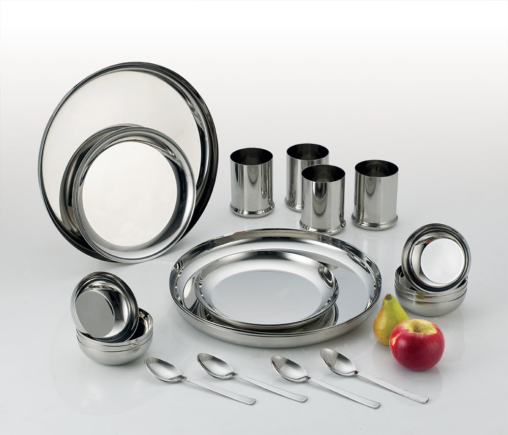 Aristo Stainless Steel 24 Pc Dinner Set - Rajwadi