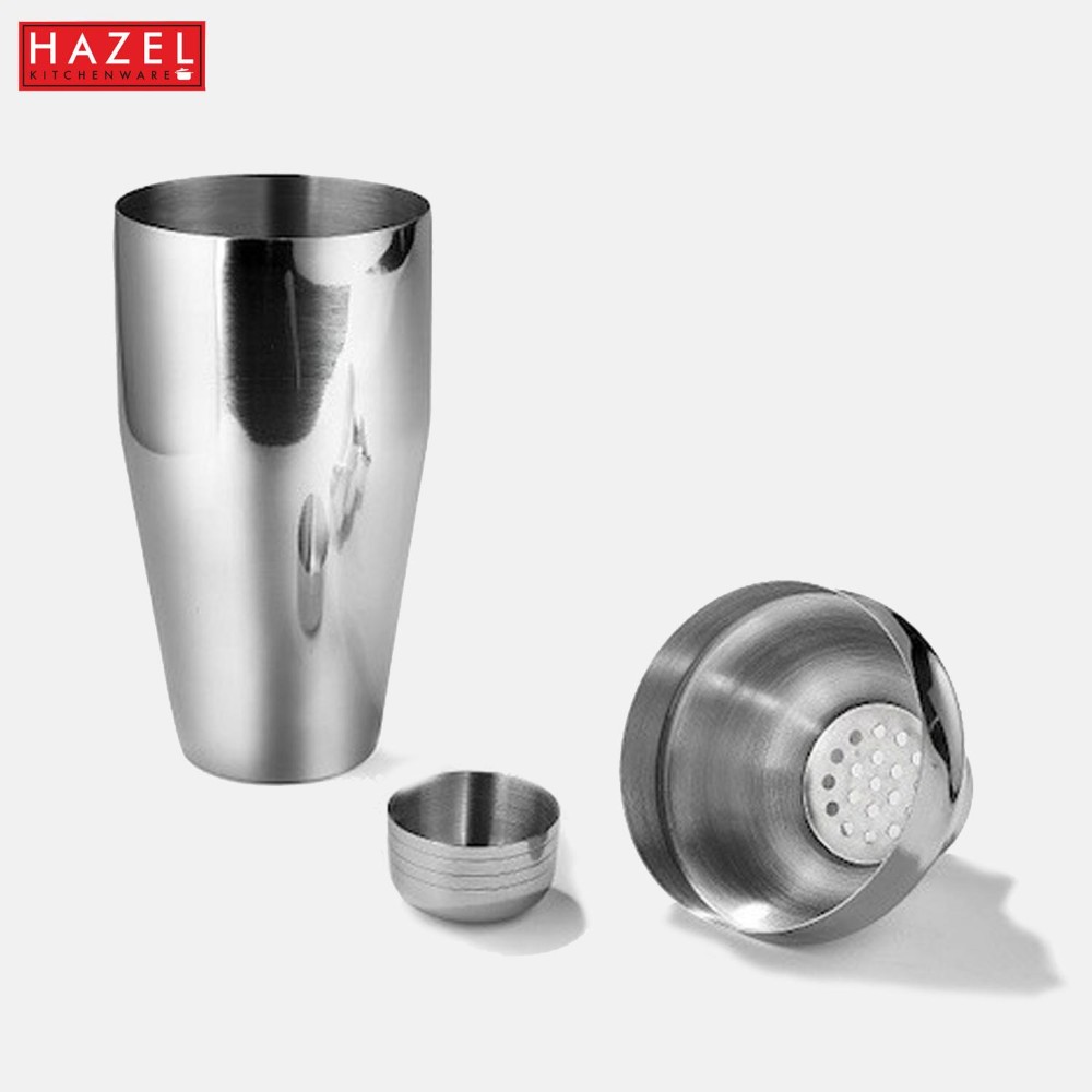 HAZEL Stainless Steel Cocktail Drink Shaker | Cocktail Shaker Mixer for Party, 550 ML