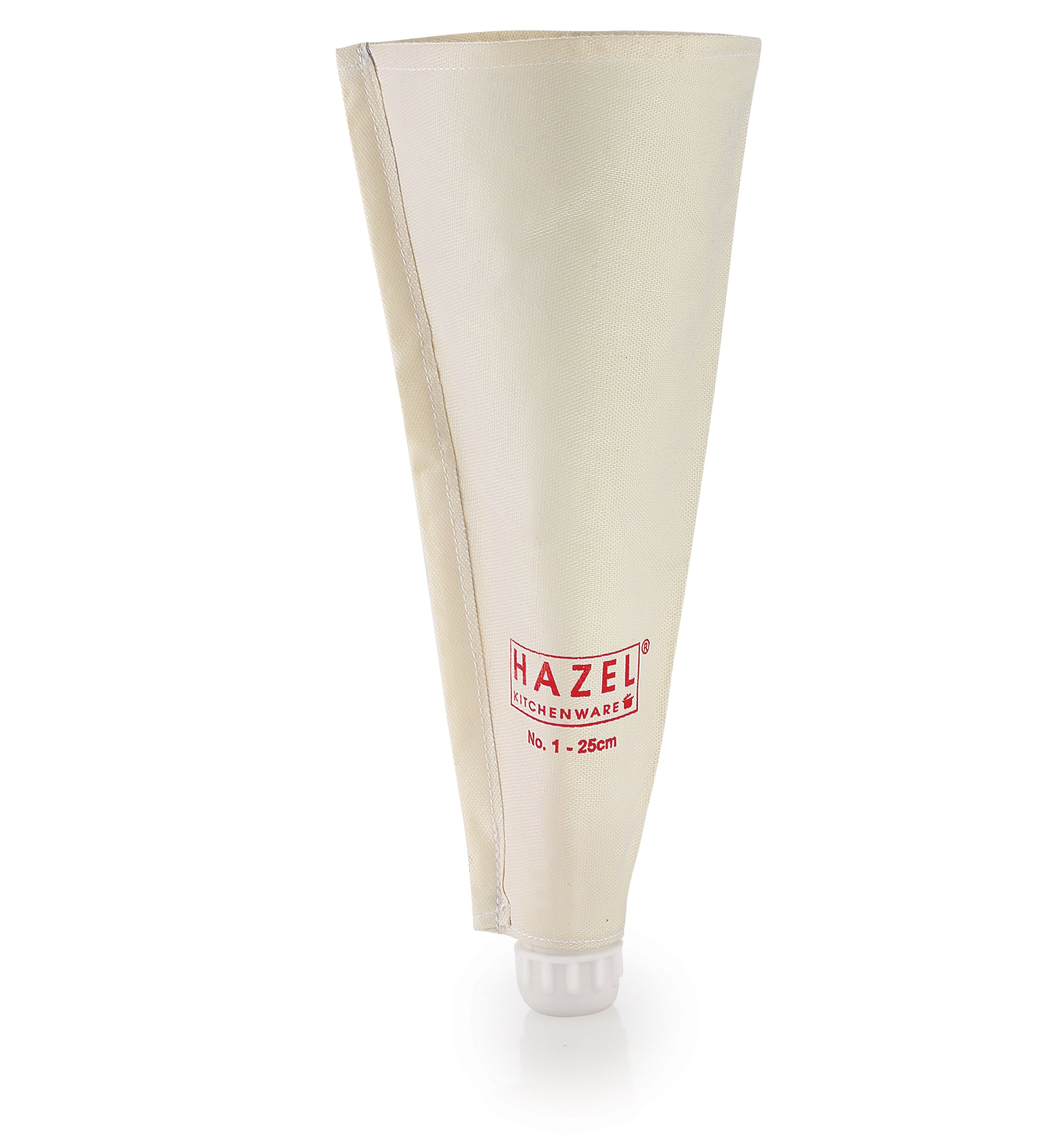 HAZEL Piping Bag For Cake Decorating | Reusable Froasting Bag For Pastry/Cupcake, Big Size 35 cm, White