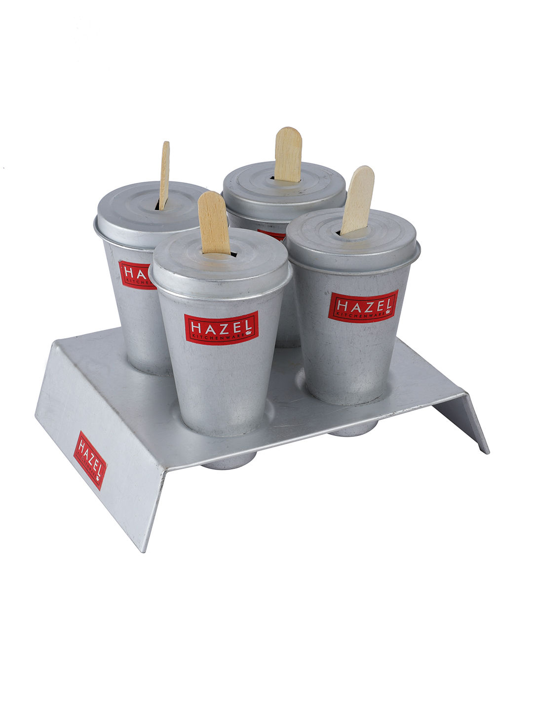 HAZEL Aluminium Kulfi Mould for Homemade Kulfi Making | Kulfi Maker for Homemade Popsicle, Ice Cream