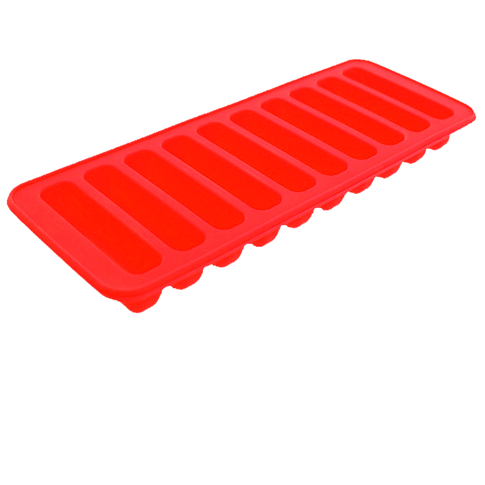 HAZEL Small Silicon Red Heart Shape Cake Mould for Half Kg with 10 Cavity Chocolate Bar Ice Cube