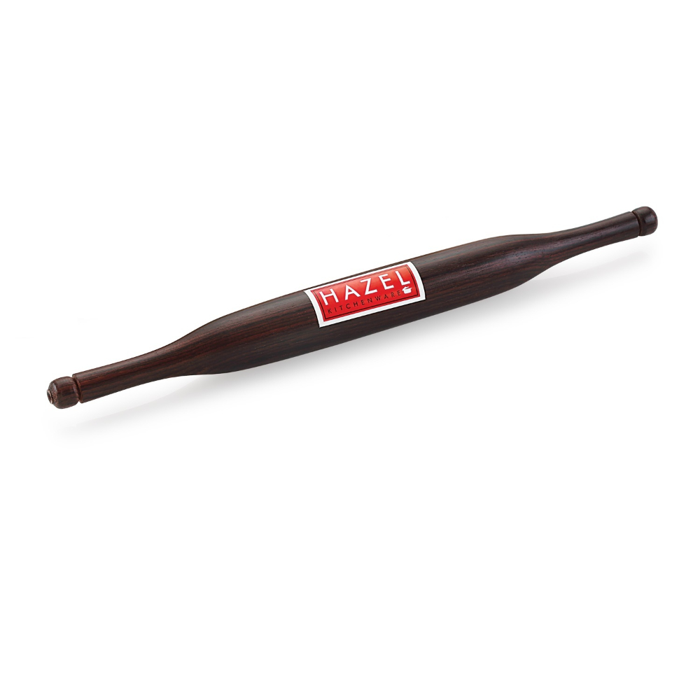 HAZEL Sagwan Polpat Chakla Roti Chapati Maker 24 cm With Sheesham Roti Roller Belan Rolling Pin 34 cm