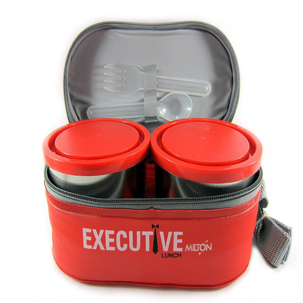 Milton Executive Lunch Box Set of 3 Containers, Orange