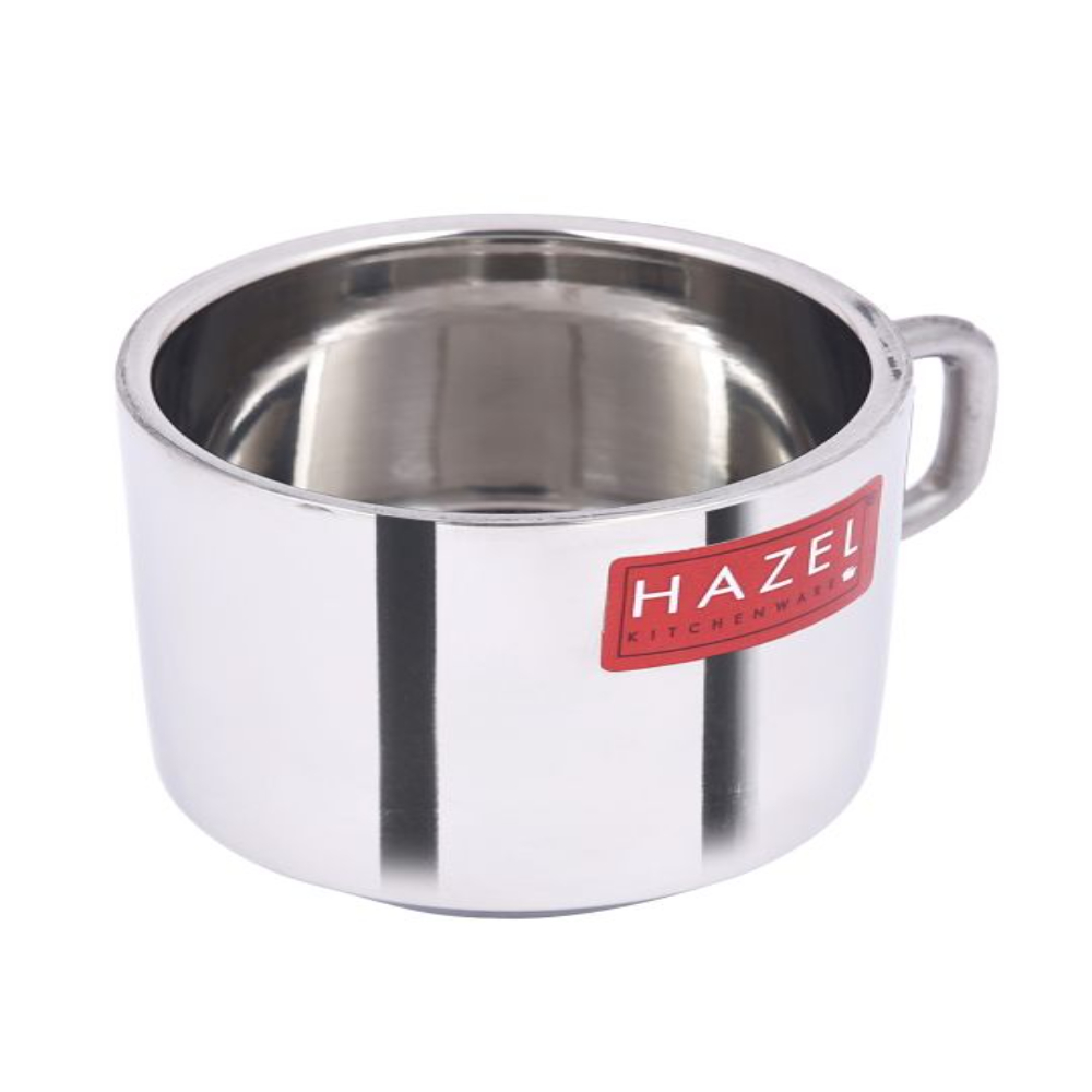 HAZEL Stainless Steel Green Tea Coffee Small Sobar Cup, Set of 6, 100 ml (Each)