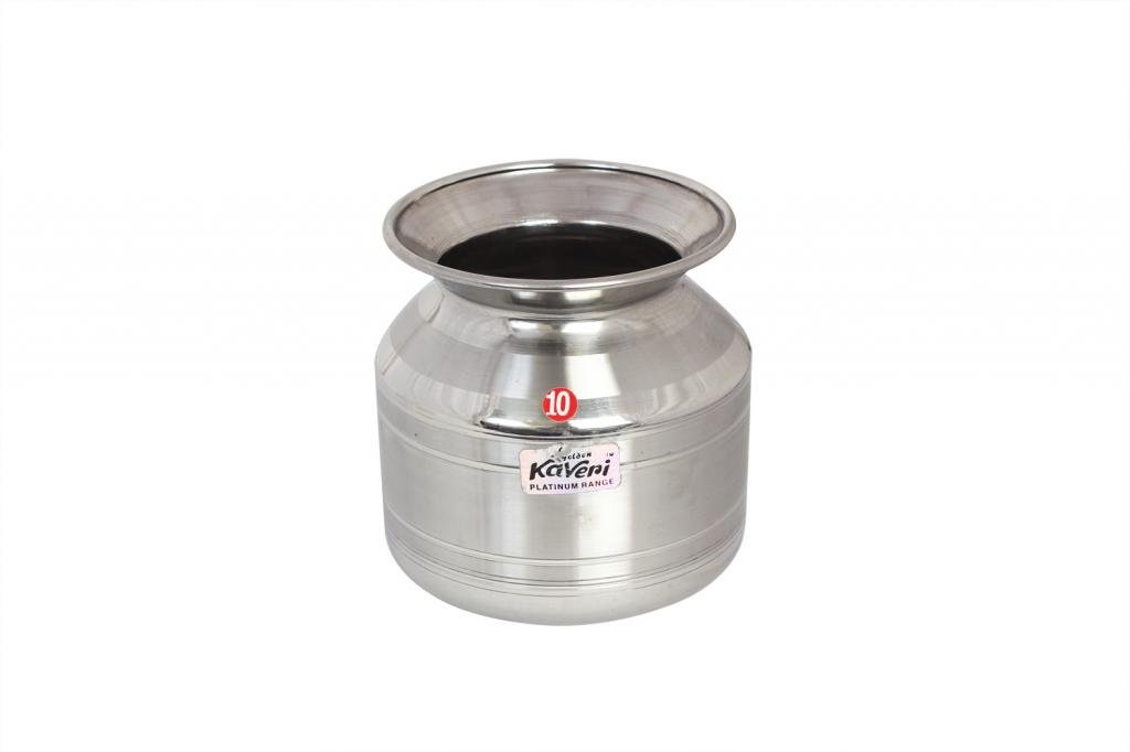 Kaveri Stainless Steel Water Storage Lota Chambu Kalash Container Tumbler, 950 ML