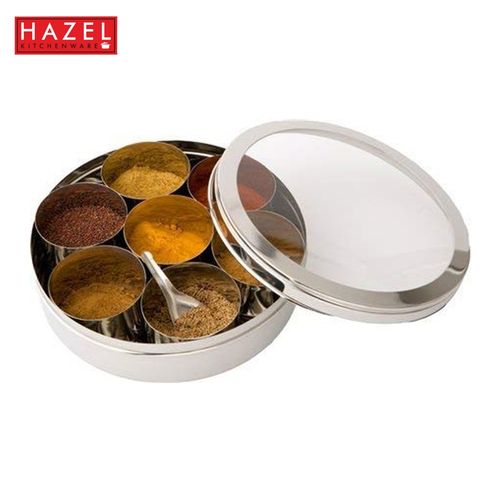 HAZEL Stainless Steel Small Masala Spoon | Mini Spoon Perfect for Spices and Condiments, Set of 1