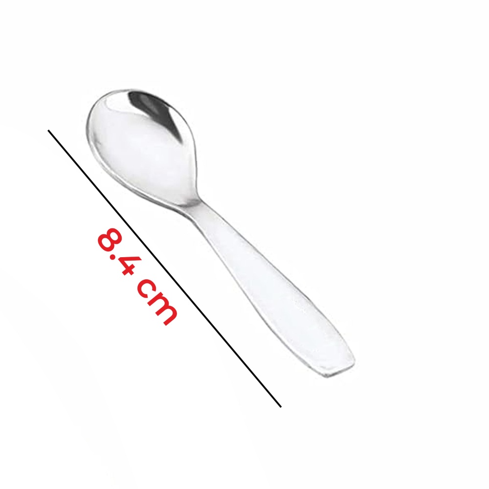 HAZEL Stainless Steel Spoon for Spice Box | Small Mini Spoon for All Tea Coffee Sugar & Spices Set, Set of 1