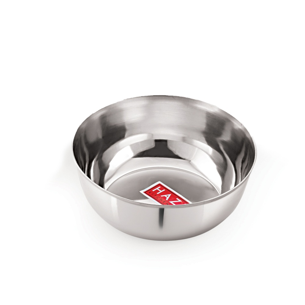 HAZEL Steel Bowl Set of 6 |Stainless Steel Serving Bowl Set | Steel Bowls For Soup, Salad, Ramen, Cereal | Steel Vati Set Of 6