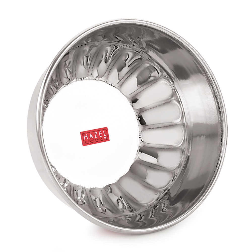 HAZEL Stainless Steel Serving Bowl Wati Dessert Vati Katori, Set of 12, 220 ML Each, Silver