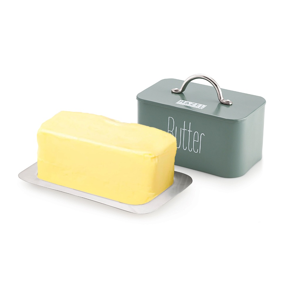 HAZEL Butter Box Container with Handle Lid | Butter Storage Box for Storing 500 gram
