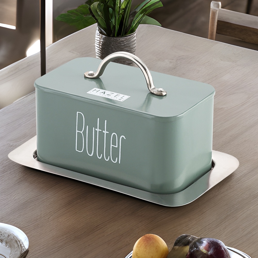 HAZEL Butter Box Container with Handle Lid | Butter Storage Box for Storing 500 gram