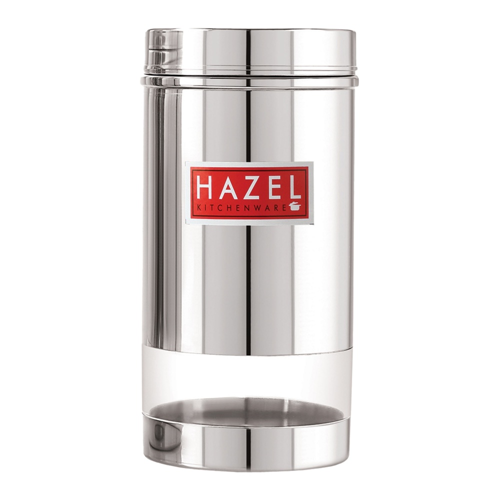 HAZEL Stainless Steel Container Set | Steel Container For Kitchen Storage Set | Multipurpose Storage Box for Kitchen I, 950 ML, Set of 3