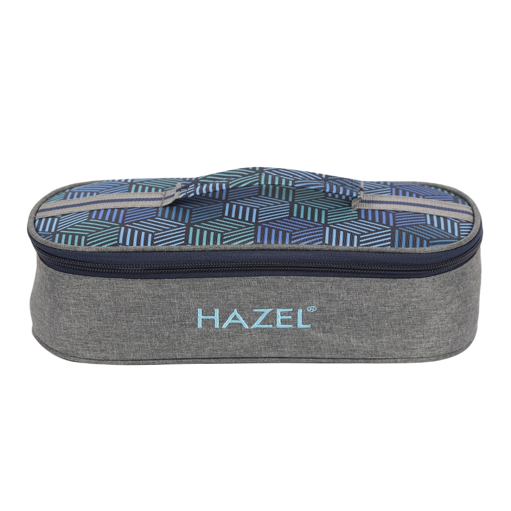 HAZEL Lunch Box for Office Men & Women with Lunch Bag | Tiffin Set of 4 Air Tight Steel Box (2 Pc - 450 ML, 2 Pc -300 ML Containers) Lunch Box Bag
