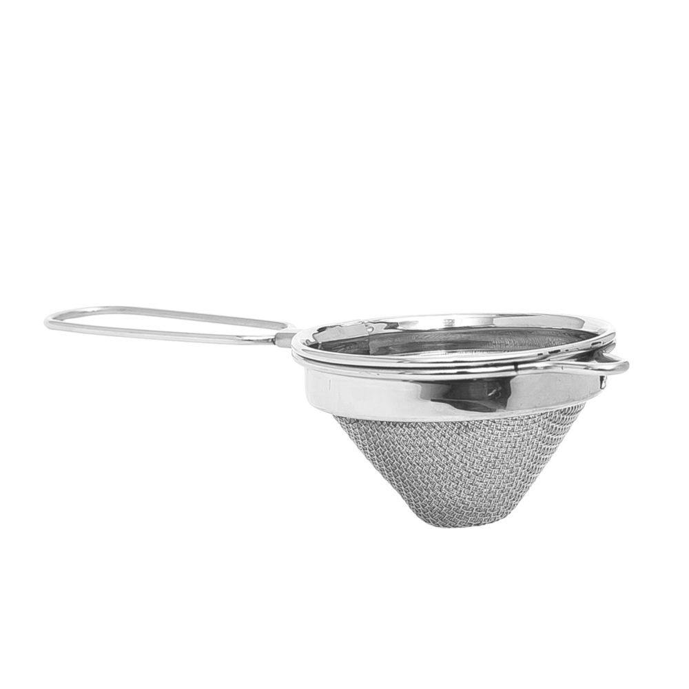 HAZEL Stainless Steel Conical Shape Bar Strainer/Food Strainer/Mesh Strainer