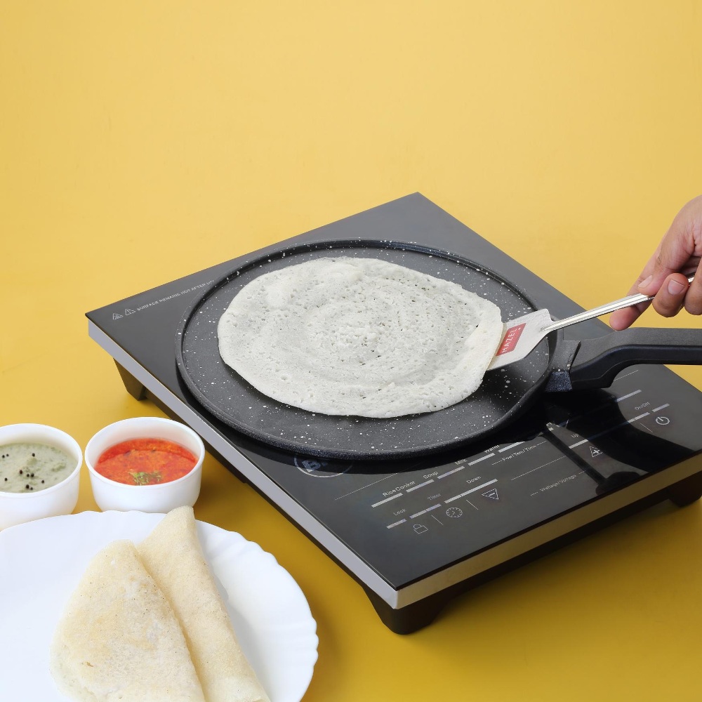 HAZEL Stainless Steel Dosa Flat Base Taveta Tavethi Palta Turner Spoon