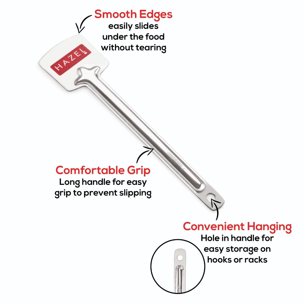 HAZEL Stainless Steel tavetha palta Turner Spatula for DOSA Turner/Palta/Roti Palta