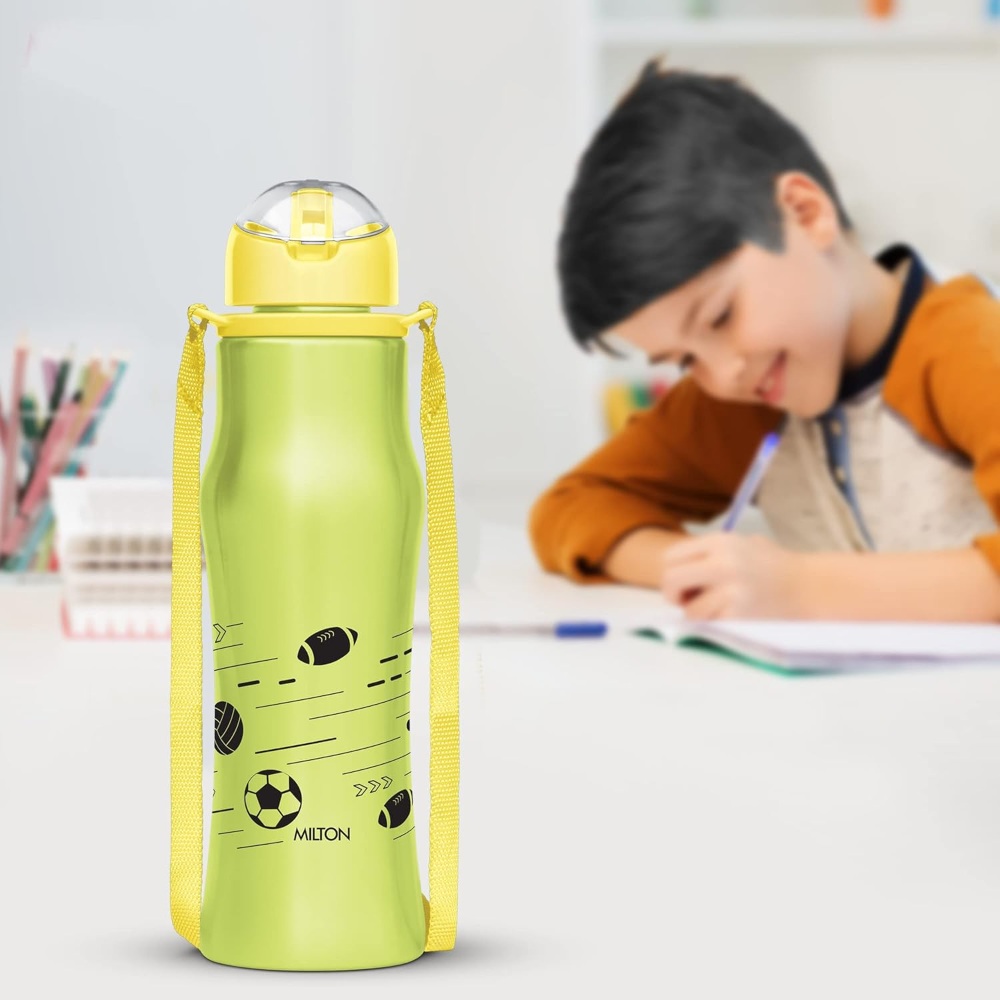 Milton Gaiety 650 Stainless Steel Insulated Water Bottle, 600 ml, Green
