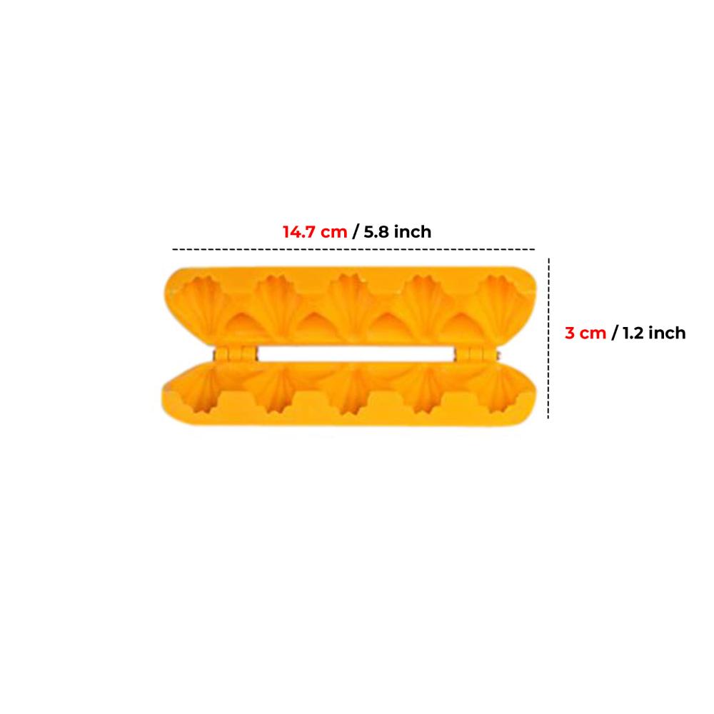 DS Plastic Modak and Chocolate Mould Strip Patti with 5 Cavity
