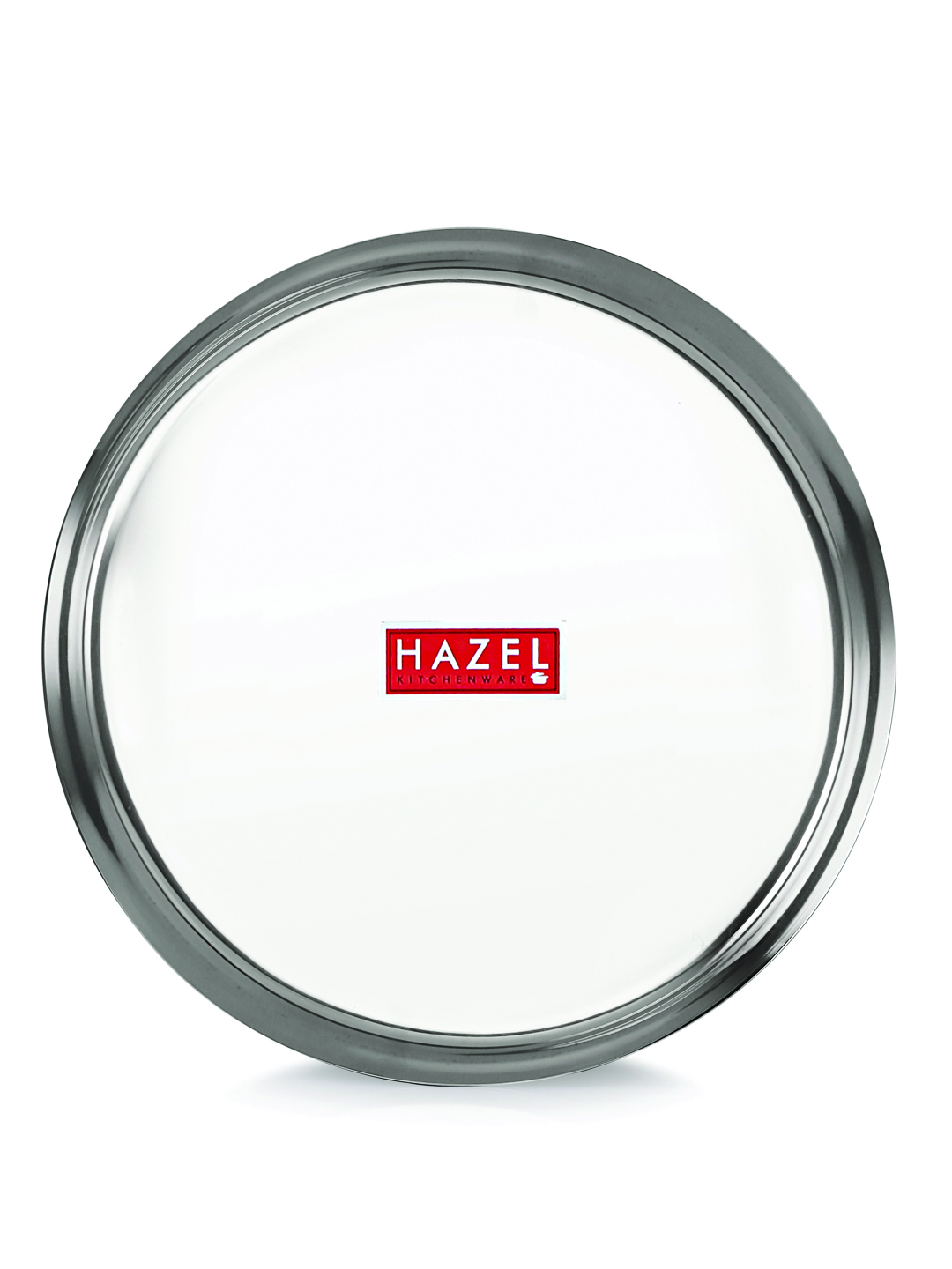 HAZEL Stainless Steel Dinner Set Of 18 | Dinner Set Steel (3 Steel Plate, 3 Steel Glass, 6 Bowl, 3 Spoon Set, 3 Dessert Plate) 18 Pieces, Silver