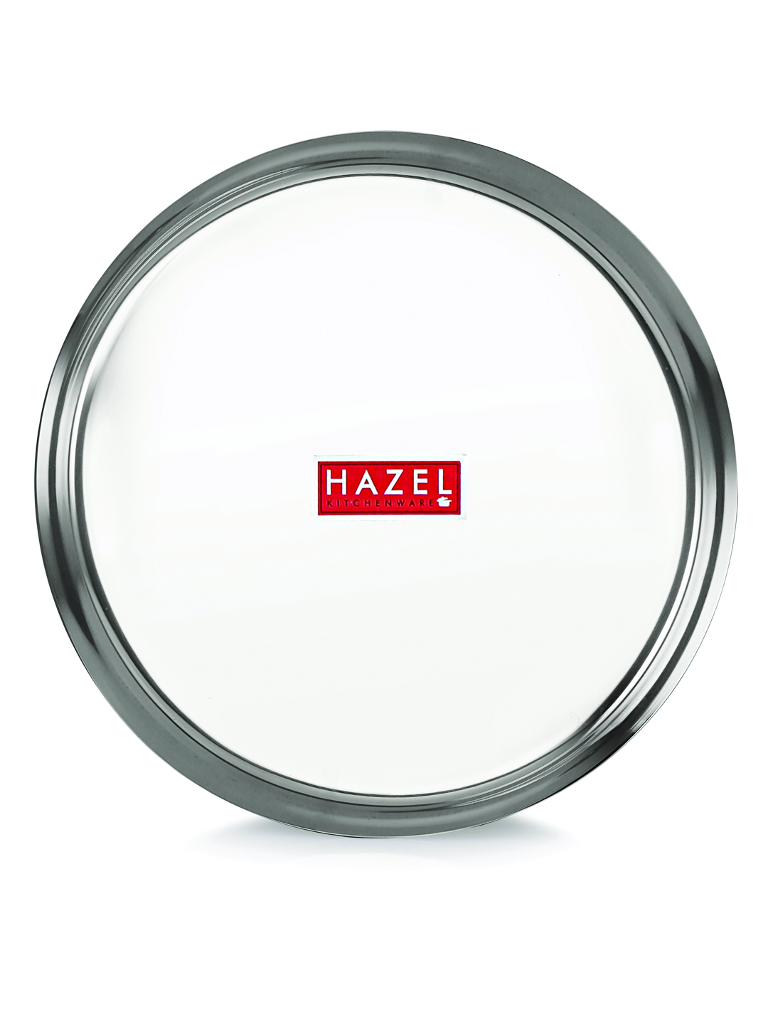 HAZEL Stainless Steel Dinner Set Of 30 | Dinner Set Steel (5 Steel Plate, 5 Steel Glass, 10 Serving Bowl, 5 Spoon Set, 5 Dessert Plate) 30 Pieces, Silver