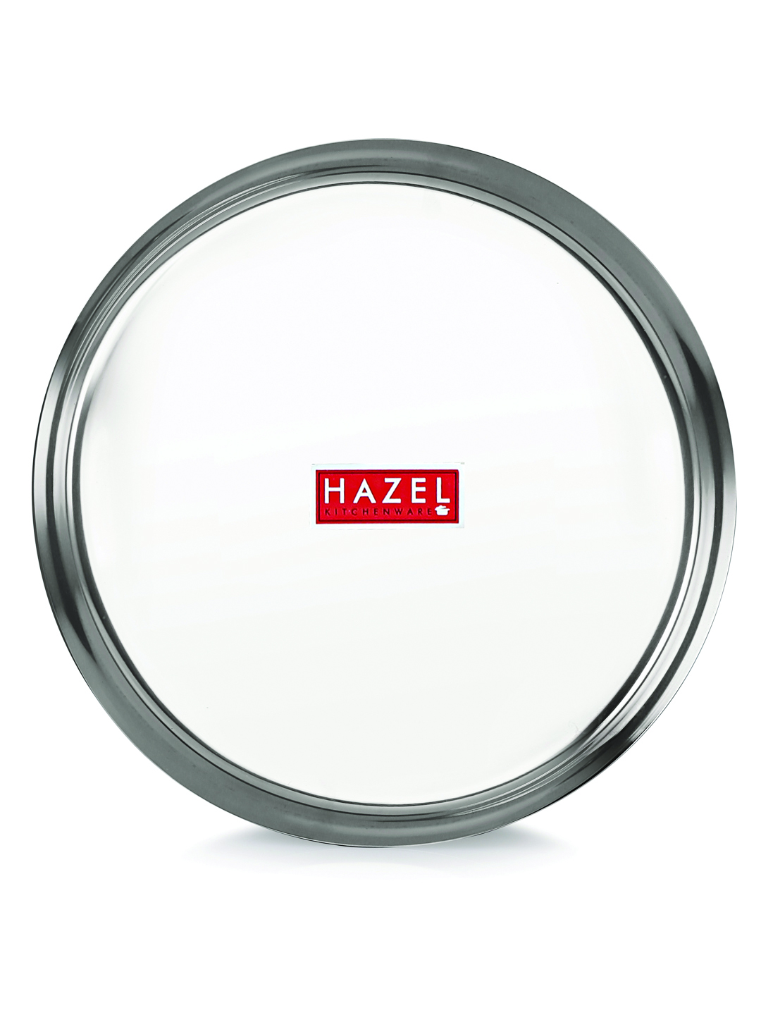 HAZEL Stainless Steel Dinner Set Of 36 | Dinner Set Steel (6 Steel Plate, 6 Steel Glass, 12 Serving Bowl, 6 Spoon Set, 6 Dessert Plate) 36 Pieces, Silver