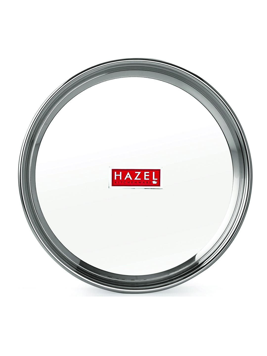 HAZEL Stainless Steel Dinner Set Of 24 | Dinner Set Steel (4 Steel Plate, 4 Steel Glass, 8 Bowl, 4 Dessert Plate, 4 Spoon Set) 24 Pieces, Silver